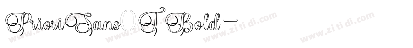 PrioriSans0T Bold字体转换 PrioriSans0T Bold字体转换